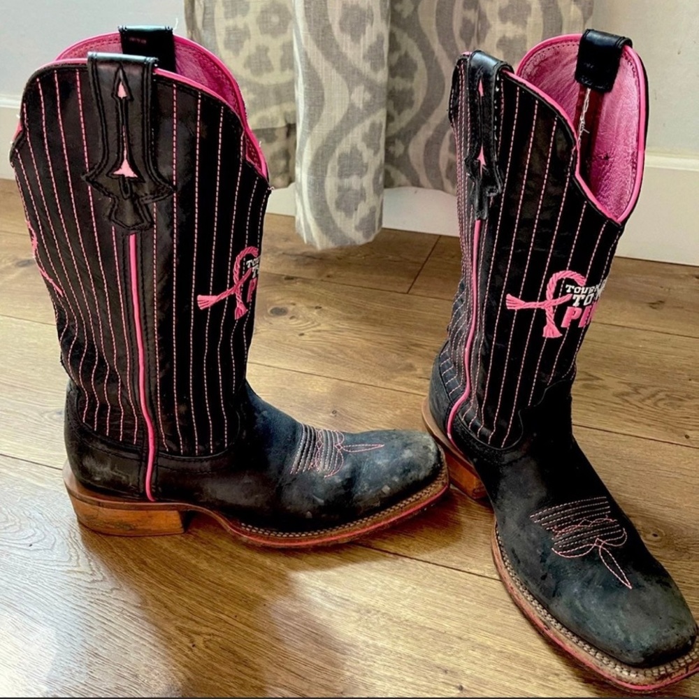 Twisted x boots tough enough to wear pink